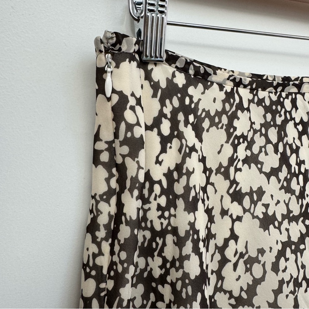 Vintage Ann Taylor Tiered Ruffle Silk Midi Skirt Women Size 6 Fairy 90s 00s - Picture 8 of 11